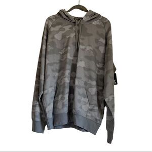 Xersion Quick Dri Camo Hoodie Sweater, XL